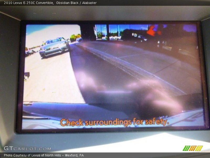 Obsidian Black / Alabaster 2010 Lexus IS 250C Convertible