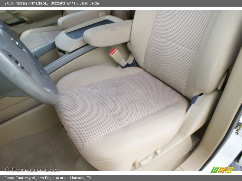 Blizzard White / Sand Beige 2006 Nissan Armada SE