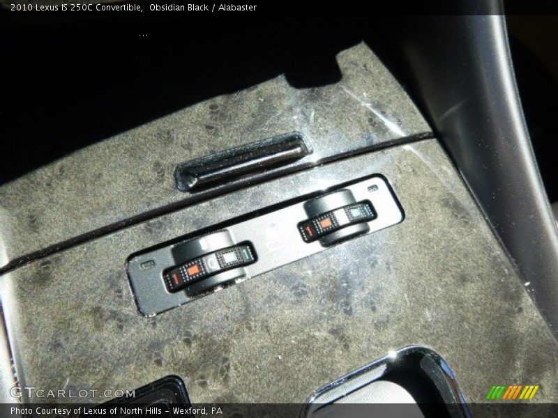 Obsidian Black / Alabaster 2010 Lexus IS 250C Convertible