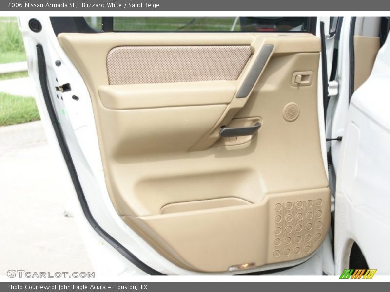 Blizzard White / Sand Beige 2006 Nissan Armada SE
