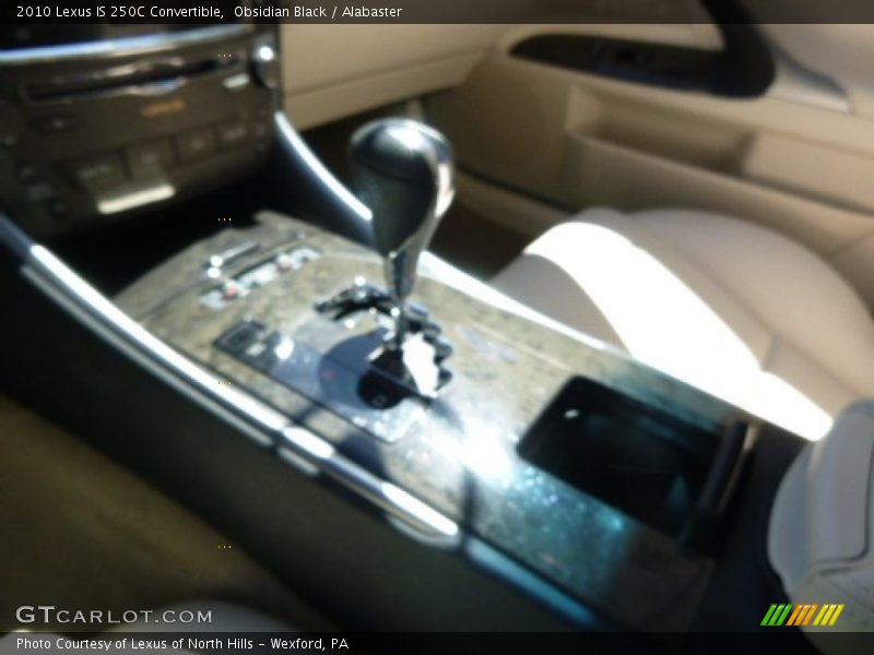 Obsidian Black / Alabaster 2010 Lexus IS 250C Convertible