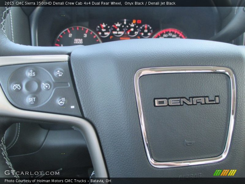 Onyx Black / Denali Jet Black 2015 GMC Sierra 3500HD Denali Crew Cab 4x4 Dual Rear Wheel