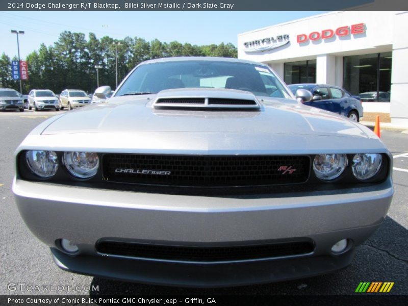 Billet Silver Metallic / Dark Slate Gray 2014 Dodge Challenger R/T Blacktop