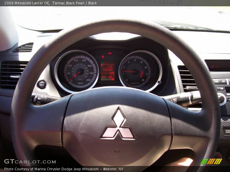 Tarmac Black Pearl / Black 2009 Mitsubishi Lancer DE