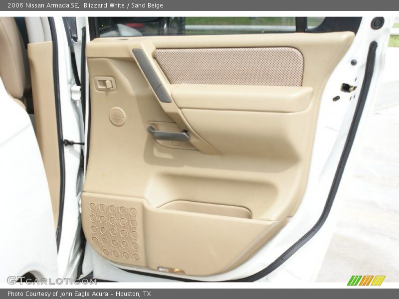 Blizzard White / Sand Beige 2006 Nissan Armada SE