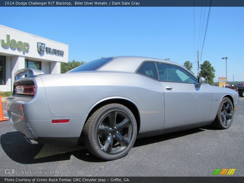 Billet Silver Metallic / Dark Slate Gray 2014 Dodge Challenger R/T Blacktop