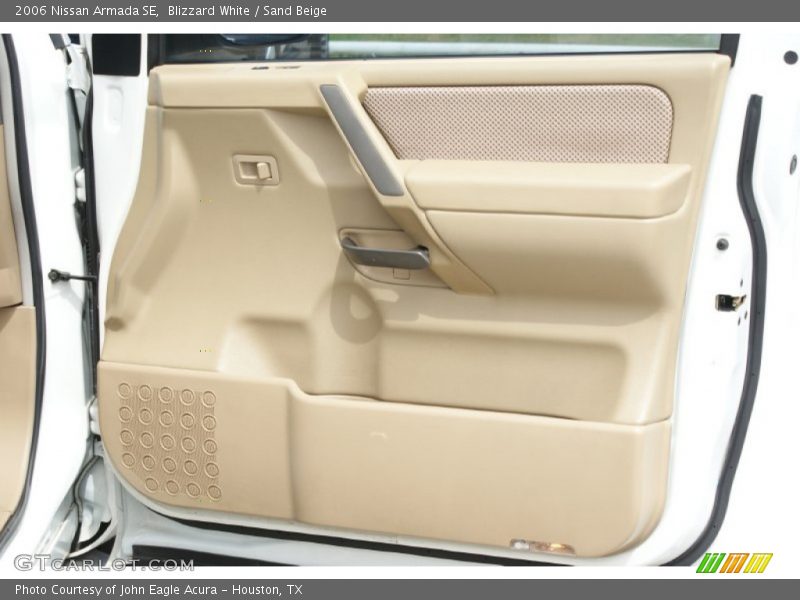 Blizzard White / Sand Beige 2006 Nissan Armada SE