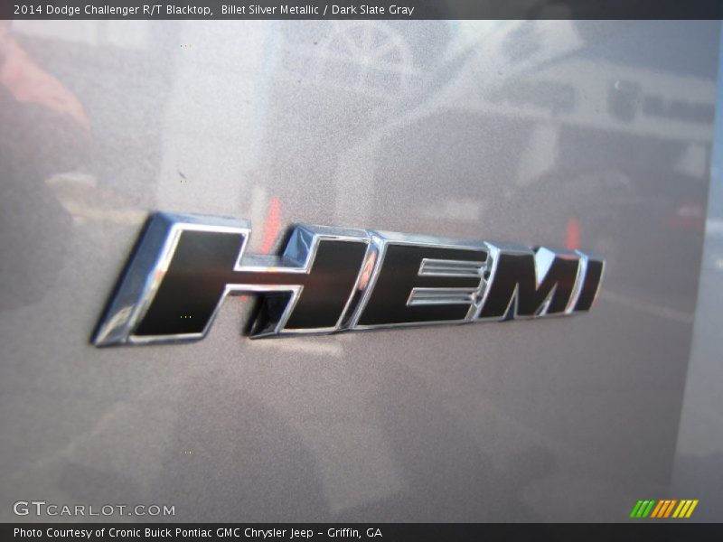 Billet Silver Metallic / Dark Slate Gray 2014 Dodge Challenger R/T Blacktop