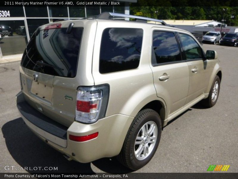 Gold Leaf Metallic / Black 2011 Mercury Mariner Premier V6 AWD