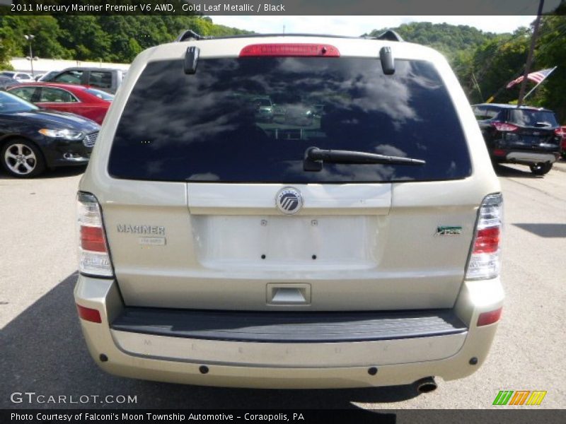 Gold Leaf Metallic / Black 2011 Mercury Mariner Premier V6 AWD