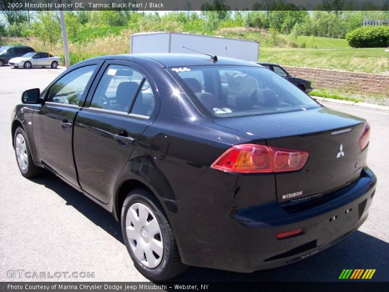 Tarmac Black Pearl / Black 2009 Mitsubishi Lancer DE