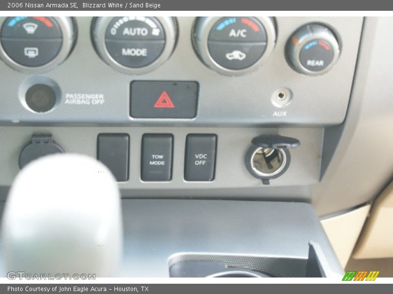 Blizzard White / Sand Beige 2006 Nissan Armada SE