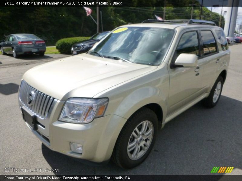 Gold Leaf Metallic / Black 2011 Mercury Mariner Premier V6 AWD