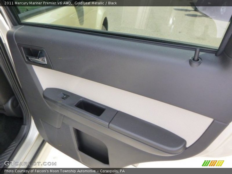 Gold Leaf Metallic / Black 2011 Mercury Mariner Premier V6 AWD
