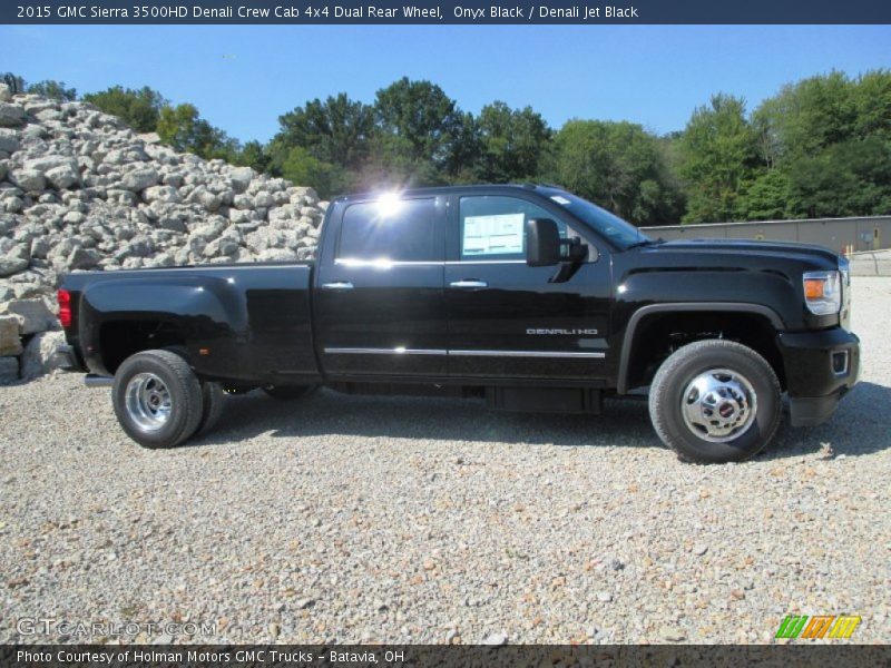 Onyx Black / Denali Jet Black 2015 GMC Sierra 3500HD Denali Crew Cab 4x4 Dual Rear Wheel