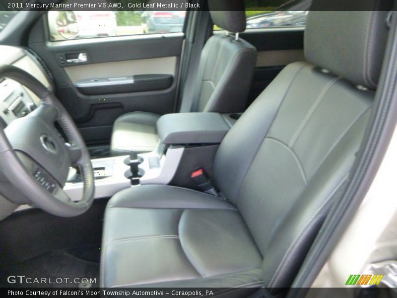 Gold Leaf Metallic / Black 2011 Mercury Mariner Premier V6 AWD