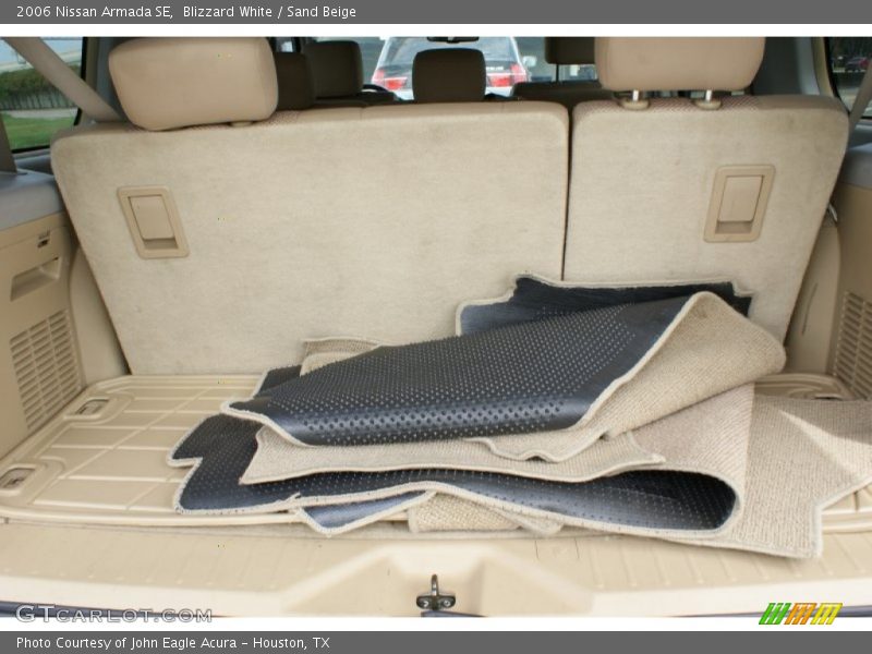 Blizzard White / Sand Beige 2006 Nissan Armada SE