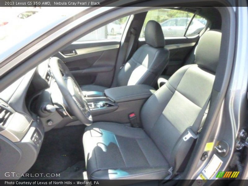Nebula Gray Pearl / Black 2013 Lexus GS 350 AWD