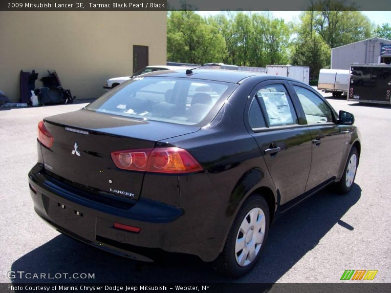 Tarmac Black Pearl / Black 2009 Mitsubishi Lancer DE