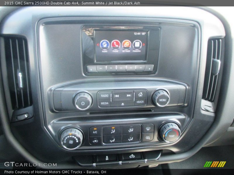 Summit White / Jet Black/Dark Ash 2015 GMC Sierra 2500HD Double Cab 4x4