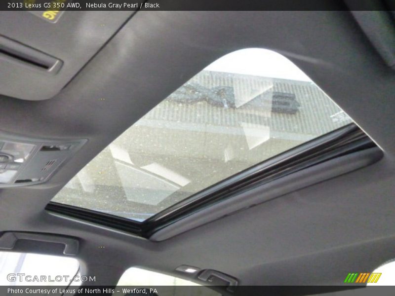 Nebula Gray Pearl / Black 2013 Lexus GS 350 AWD