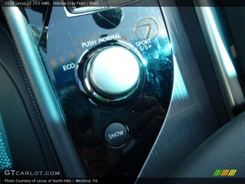 Nebula Gray Pearl / Black 2013 Lexus GS 350 AWD