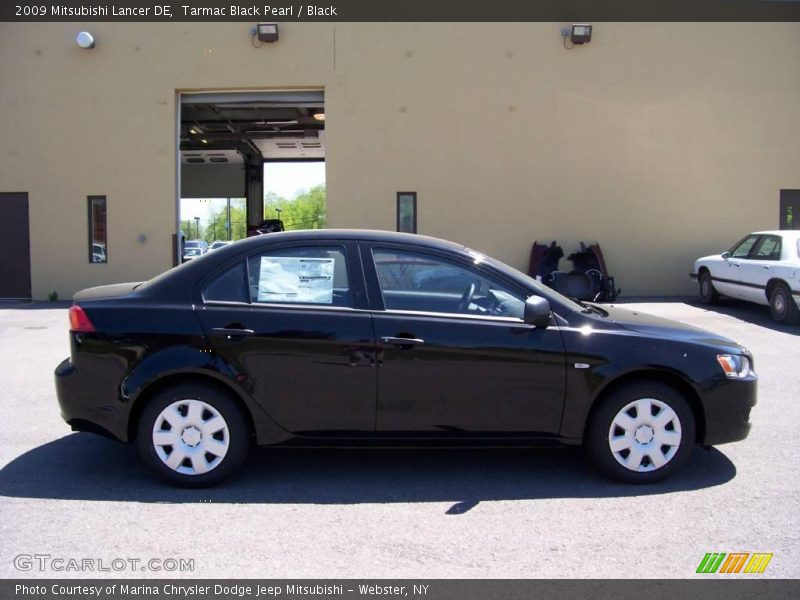 Tarmac Black Pearl / Black 2009 Mitsubishi Lancer DE