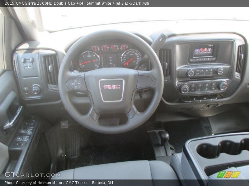 Summit White / Jet Black/Dark Ash 2015 GMC Sierra 2500HD Double Cab 4x4