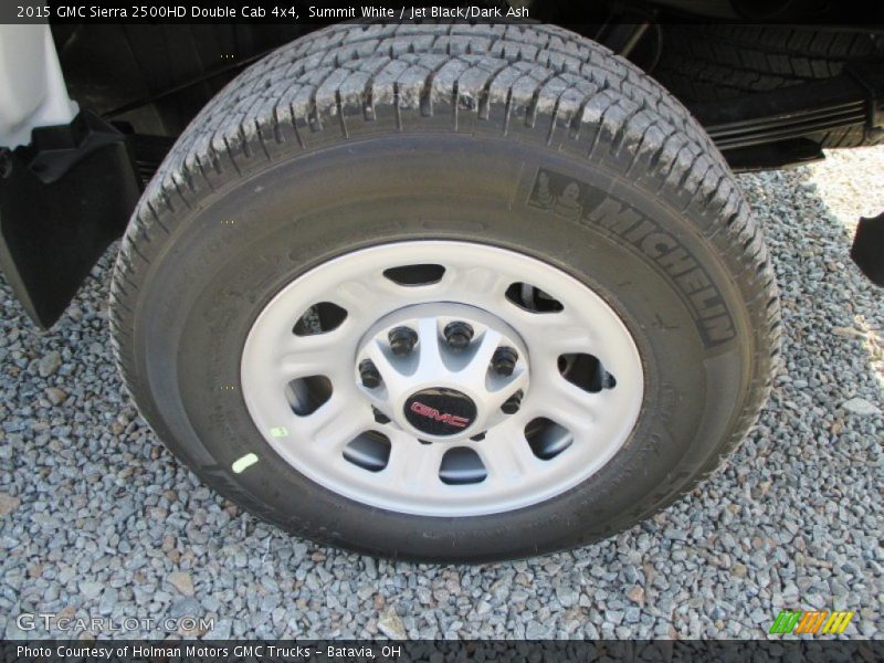 Summit White / Jet Black/Dark Ash 2015 GMC Sierra 2500HD Double Cab 4x4