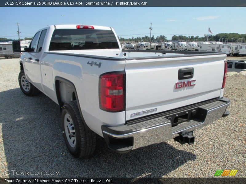 Summit White / Jet Black/Dark Ash 2015 GMC Sierra 2500HD Double Cab 4x4