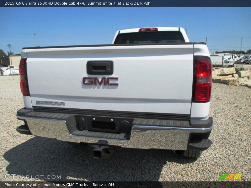 Summit White / Jet Black/Dark Ash 2015 GMC Sierra 2500HD Double Cab 4x4
