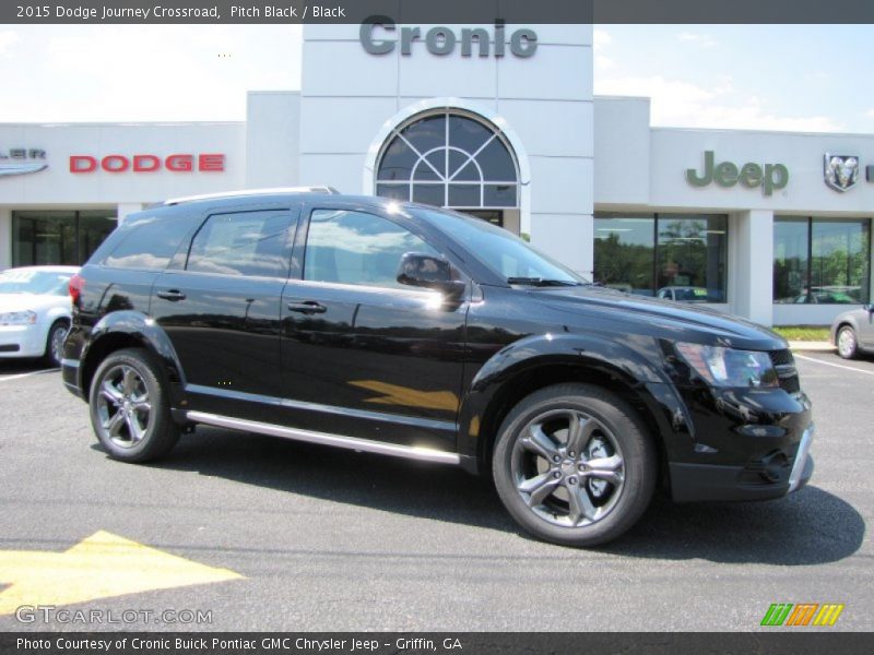 Pitch Black / Black 2015 Dodge Journey Crossroad