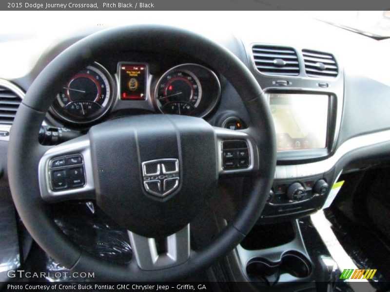 Pitch Black / Black 2015 Dodge Journey Crossroad