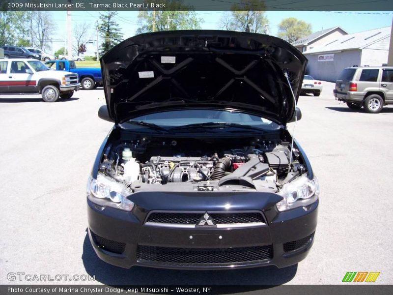 Tarmac Black Pearl / Black 2009 Mitsubishi Lancer DE