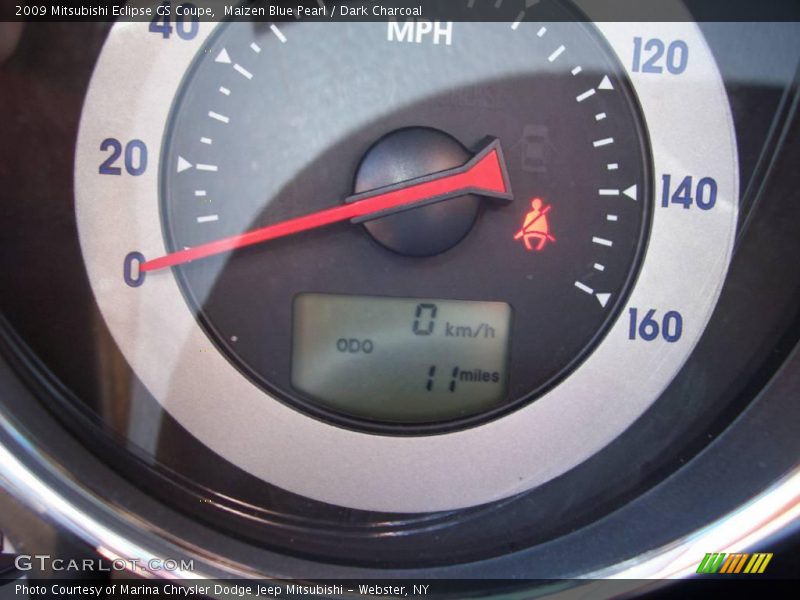 Maizen Blue Pearl / Dark Charcoal 2009 Mitsubishi Eclipse GS Coupe