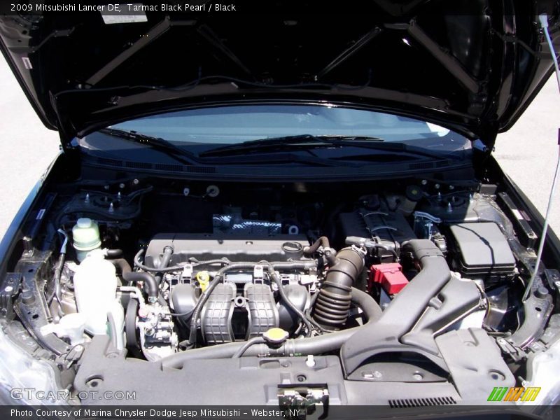 Tarmac Black Pearl / Black 2009 Mitsubishi Lancer DE
