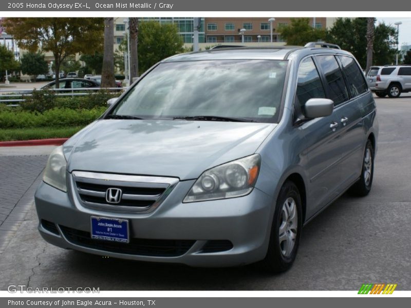 Ocean Mist Metallic / Gray 2005 Honda Odyssey EX-L