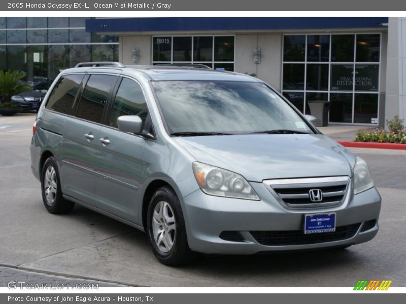 Ocean Mist Metallic / Gray 2005 Honda Odyssey EX-L