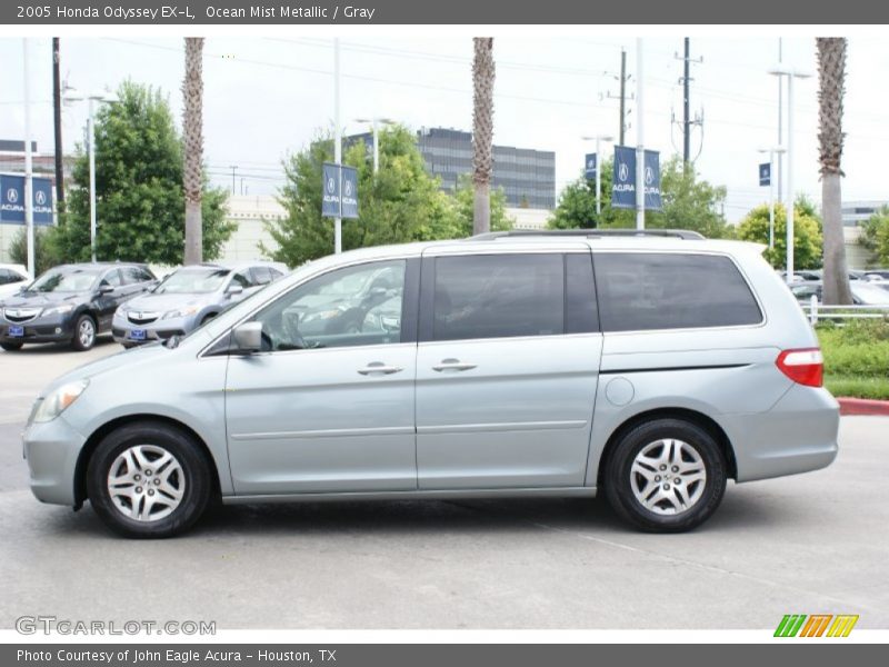 Ocean Mist Metallic / Gray 2005 Honda Odyssey EX-L