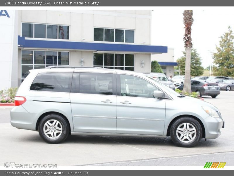 Ocean Mist Metallic / Gray 2005 Honda Odyssey EX-L