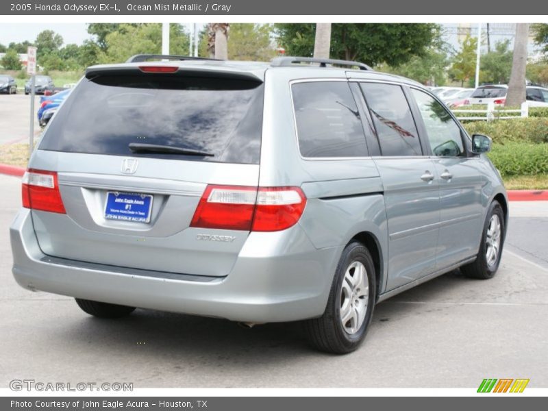 Ocean Mist Metallic / Gray 2005 Honda Odyssey EX-L