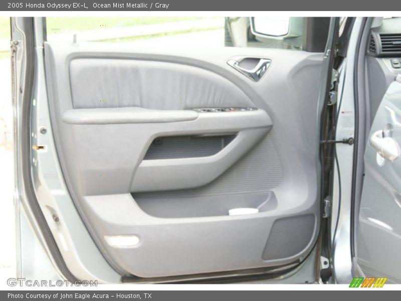 Ocean Mist Metallic / Gray 2005 Honda Odyssey EX-L