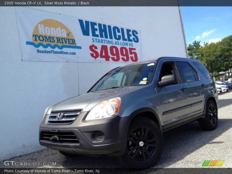 Silver Moss Metallic / Black 2005 Honda CR-V LX