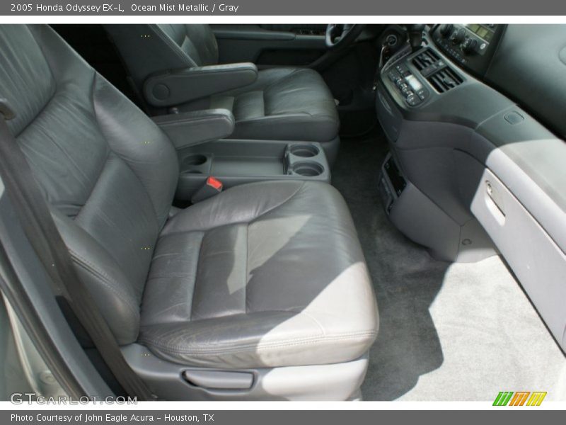 Ocean Mist Metallic / Gray 2005 Honda Odyssey EX-L