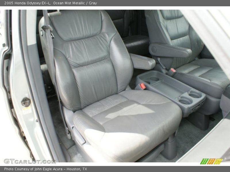 Ocean Mist Metallic / Gray 2005 Honda Odyssey EX-L