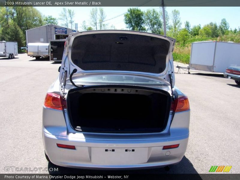 Apex Silver Metallic / Black 2009 Mitsubishi Lancer DE