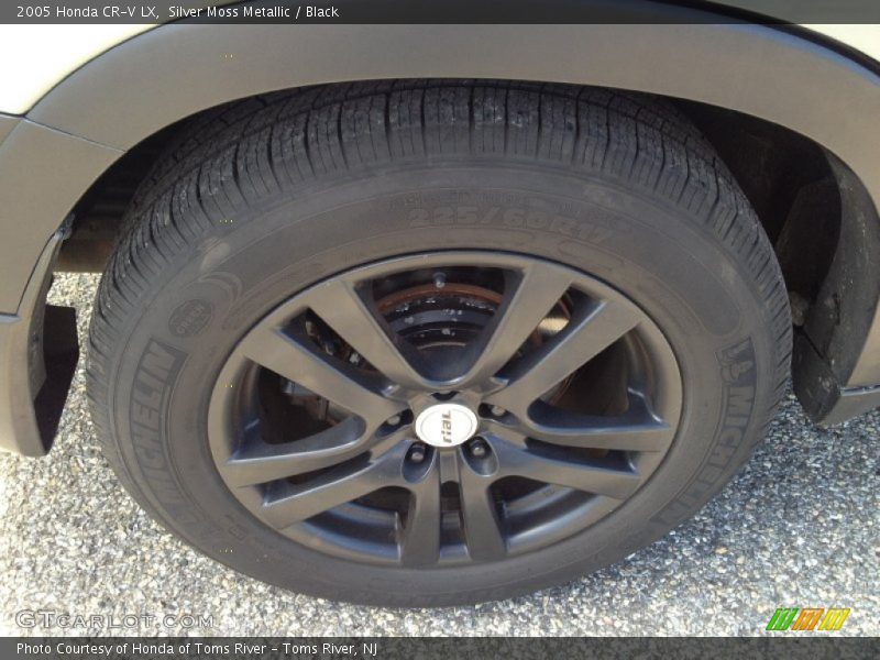 Silver Moss Metallic / Black 2005 Honda CR-V LX