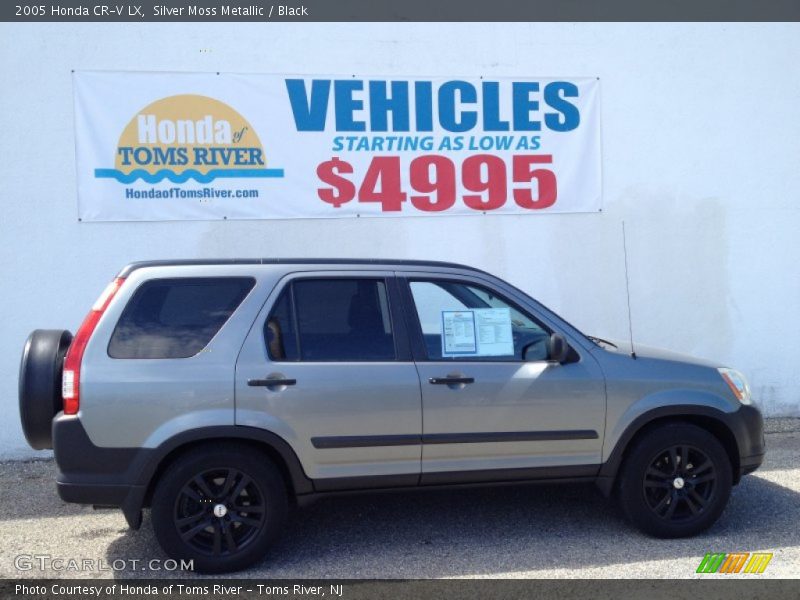Silver Moss Metallic / Black 2005 Honda CR-V LX