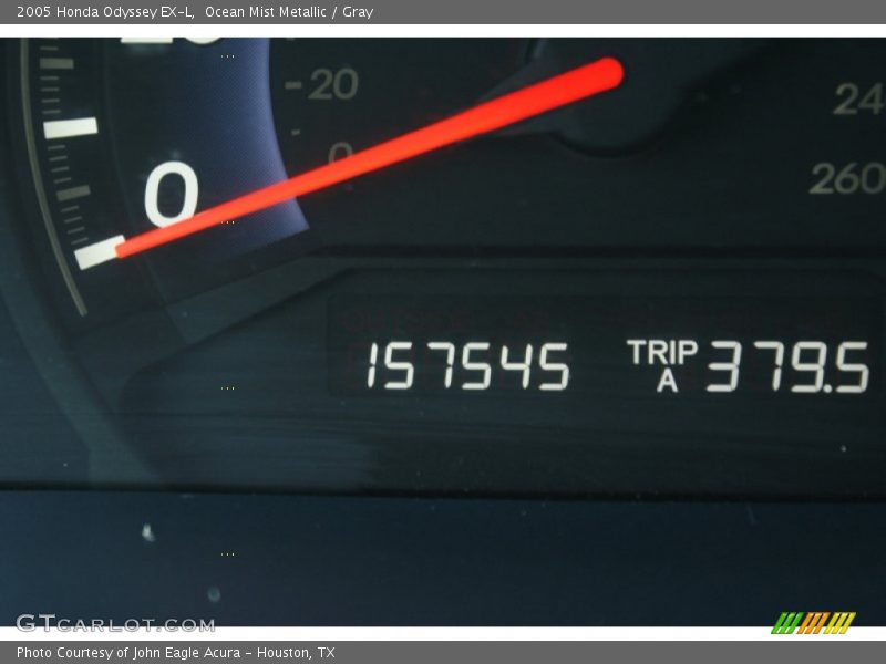 Ocean Mist Metallic / Gray 2005 Honda Odyssey EX-L