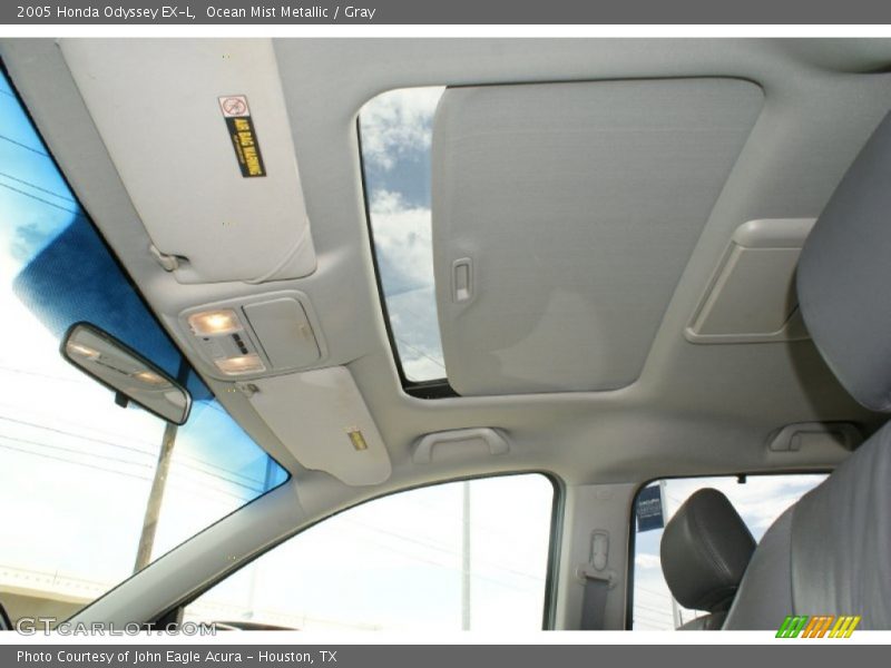 Ocean Mist Metallic / Gray 2005 Honda Odyssey EX-L